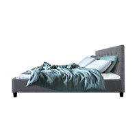 Artiss Bed Frame Double Size Grey VANKE