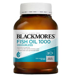 Blackmores Fish Oil 1000mg 400 Capsules Odourless Omega-3 DHA Supplements 鱼油