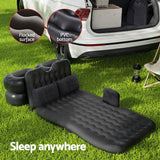 Weisshorn Car Mattress 176x80 Inflatable SUV Back Seat Camping Bed Charcoal