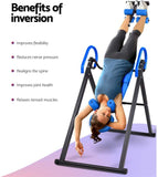 Everfit Inversion Table Gravity Stretcher Inverter Foldable Home Fitness Gym