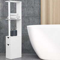 Freestanding Bathroom Storage Cabinet White