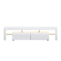 Artiss Entertainment Unit TV Cabinet LED 189cm White Elo