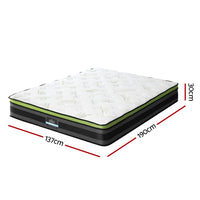 Giselle Bedding Mattress Cool Gel Foam 30cm Double Size