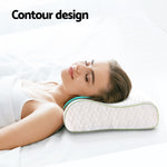 Giselle Memory Foam Pillow Contour Neck Soft Jacquard Knitting Fabric