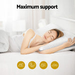 Giselle Memory Foam Pillow Breathable Air Mesh Gusset Panel Design