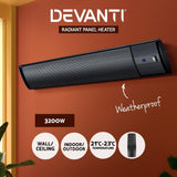 3200W Devanti Electric Infrared Radiant Strip Heater Panel Indoor Outdoor Patio