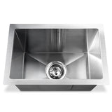 Cefito Kitchen Sink 45X30CM Stainless Steel Basin Single Bowl Laundry Silver