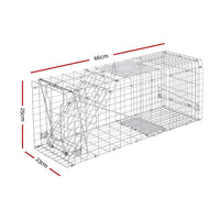  66cm Trap Humane Possum Cage Live Animal Safe Catch Rabbit Cat Hare Fox Bird