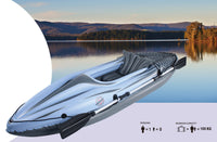 Inflatable Single Person Kayak, 100kgs Capacity with Cargo Net