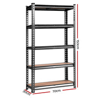 Giantz 4x1.5M Garage Shelving Warehouse Rack Pallet Racking Storage Charcoal