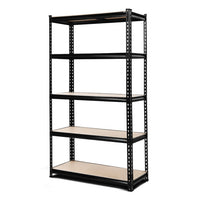 Giantz 1.8M Garage Shelving Warehouse Rack Pallet Racking Storage Shelve Black