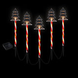 Jingle Jollys 5 PCS Christmas Lights Path Ground Light Garden Decorations 25 LED