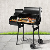 Grillz BBQ Grill Charcoal Smoker Portable Outdoor Kitchen Electric Rotisserie