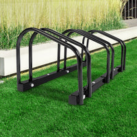 Portable Bike 3 Parking Rack Bicycle Instant Storage Stand - BlackPortable Bike 3 Parking Rack Bicycle Instant Storage Stand - Black