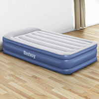 Bestway Air Bed Inflatable Camping Mattress Sleeping Mat Built-in Pump- Single Size