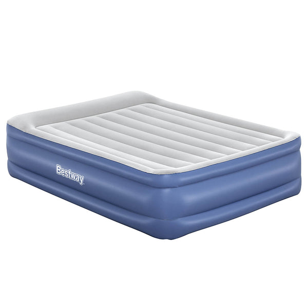 Bestway Air Bed Inflatable Mattress Outdoor Camping Queen Size Built-in Pump