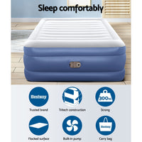 Bestway Air Bed Beds Queen Mattress Inflatable Built-in pump Outdoor Camping