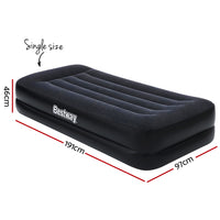 Bestway Air Mattress Bed Single Size Inflatable Camping Beds Built-in Pump