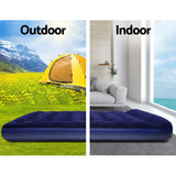 Bestway Single Size Inflatable Air Mattress Built-in foot pump Outdoor Camping 