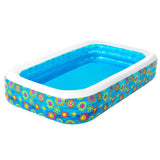 Bestway Inflatable Kids Play Pool Swimming Pool Rectangular Family Pools 3.05m x 1.83m