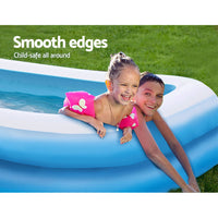 Bestway Inflatable Kids Above Ground Swimming Pool 262cm x 175cm