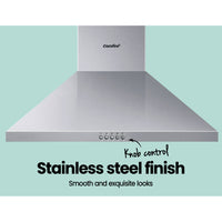 Comfee Rangehood 600mm Range Hood Stainless Steel Home Kitchen Canopy Vent 60cm - Catching Deals