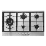 Devanti Gas Cooktop 90cm Kitchen Stove Cooker 5 Burner Stainless Steel NG/LPG