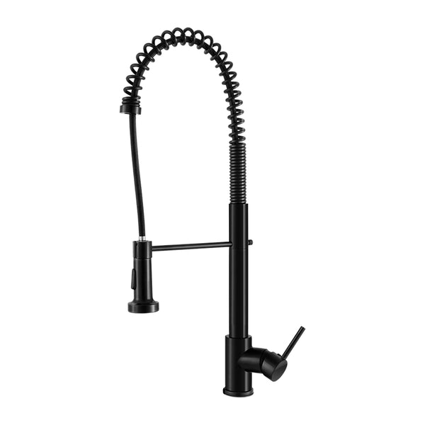 Pull Out Kitchen Tap Mixer Basin Taps Faucet Vanity Sink Swivel Brass WELS Black