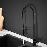 Pull Out Kitchen Tap Mixer Basin Taps Faucet Vanity Sink Swivel Brass WELS Black