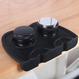 Coffee Tamper Mat Tamping Holder Pad Silicone Anti-slip Espresso Press Mat Black - Catching Deals