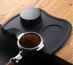 Coffee Tamper Mat Tamping Holder Pad Silicone Anti-slip Espresso Press Mat Black - Catching Deals