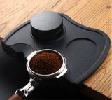 Coffee Tamper Mat Tamping Holder Pad Silicone Anti-slip Espresso Press Mat Black - Catching Deals