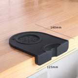 Coffee Tamper Mat Tamping Holder Pad Silicone Anti-slip Espresso Press Mat Black - Catching Deals