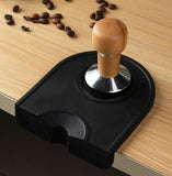 Coffee Tamper Mat Tamping Holder Pad Silicone Anti-slip Espresso Press Mat Black - Catching Deals