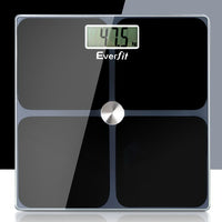 Everfit Bathroom Scales Digital Weighing Scale 180KG Electronic Monitor Tracker