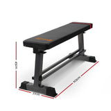 Fitness Flat Bench Weight Press Gym Home Strength Training Work Out Exercise - Catching Deals