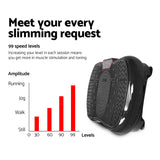 Everfit Vibration Machine Plate Platform Body Shaper Home Gym Fitness Black - Catching Deals