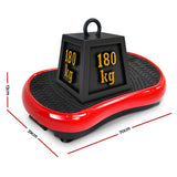 Everfit Vibration Machine Plate Platform Body Shaper Home Gym Fitness Red - Catching Deals