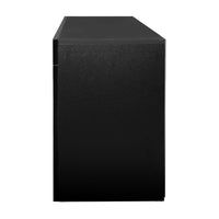 Artiss 145cm RGB LED TV Cabinet Entertainment Unit Stand Gloss Furniture Black - Catching Deals