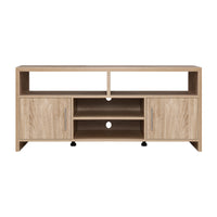 Artiss TV Cabinet Entertainment Unit Stand Storage Shelf Sideboard 140cm Oak - Catching Deals