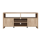 Artiss TV Cabinet Entertainment Unit Stand Storage Shelf Sideboard 140cm Oak - Catching Deals