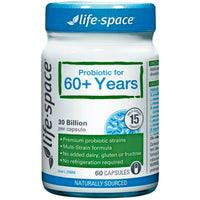 Life Space Probiotic For 60+ Years 60 Capsules Lifespace 澳洲益生菌 保健品