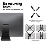 Monitor Stand Arm Dual HD LED TV PC Freestanding Mount Holder 2 Arm Display New - Catching Deals