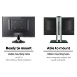 Dual LED Desk Mount PC Monitor Stand 2 Arm Display Bracket LCD Screen Holder - Catching Deals