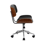 Artiss Wooden Office Chair Computer Desk Chairs Bentwood Fabric Seat