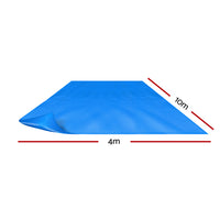 Aquabuddy Solar Swimming Pool Cover 10M X 4M 500 Micron Blue