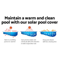 Aquabuddy Solar Swimming Pool Cover 10M X 4M 500 Micron Blue