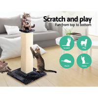 92cm Cat Scratching Post Sisal Tree kitty Scratcher Tower Condo House Tall