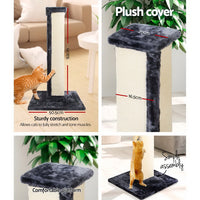 92cm Cat Scratching Post Sisal Tree kitty Scratcher Tower Condo House Tall