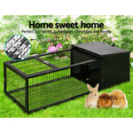 i.Pet Rabbit Cage Hutch Cages Indoor Outdoor Hamster Enclosure Pet Metal Carrier